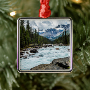 Mountains   Banff National Park Alberta, Canada Metal Ornament