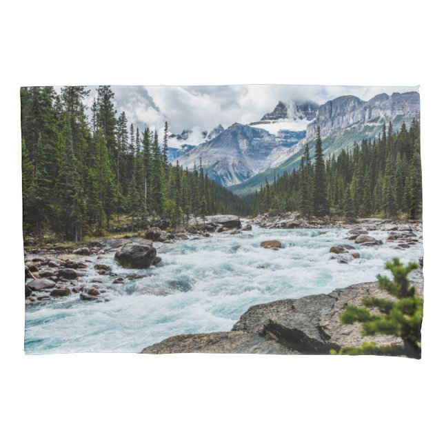Mountains | Banff National Park Alberta, Canada Pillowcase (Front)