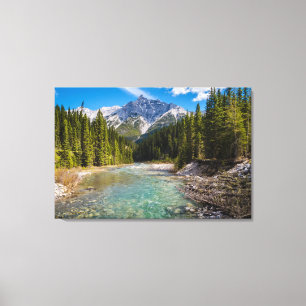 Mountains Banff National Park, Canadian Rockies Canvas Print