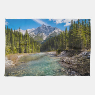 Mountains   Banff National Park, Canadian Rockies Tea Towel