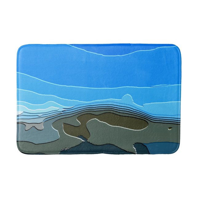 MOUNTAINS BATH MAT (Front)