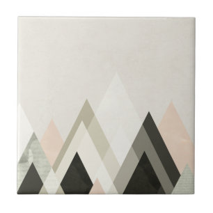 Mountains Beyond Mountains III Ceramic Tile