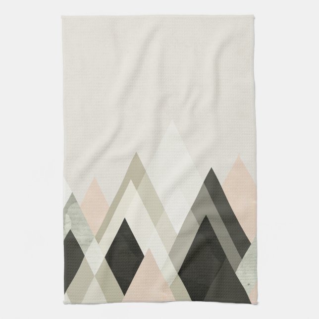 Mountains Beyond Mountains III Tea Towel (Vertical)