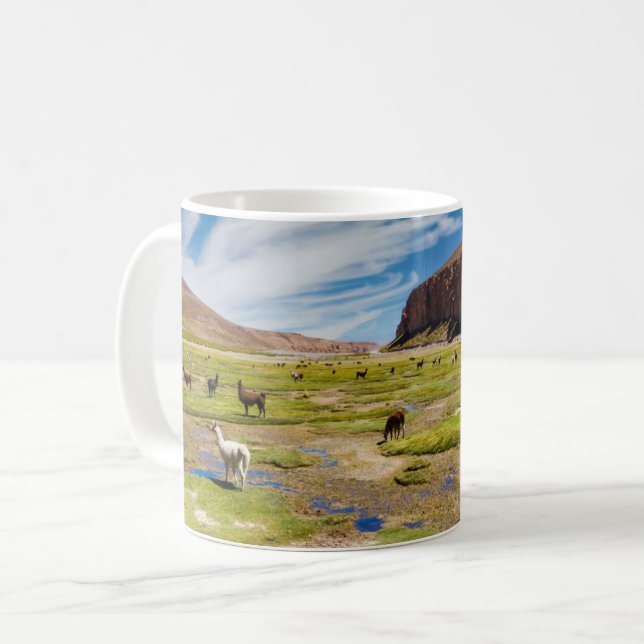 Mountains | Bolivian Andes Coffee Mug (Front Left)