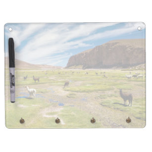 Mountains   Bolivian Andes Dry Erase Board With Key Ring Holder