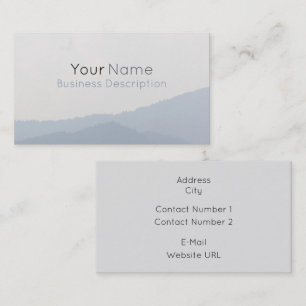 Mountains Business Card