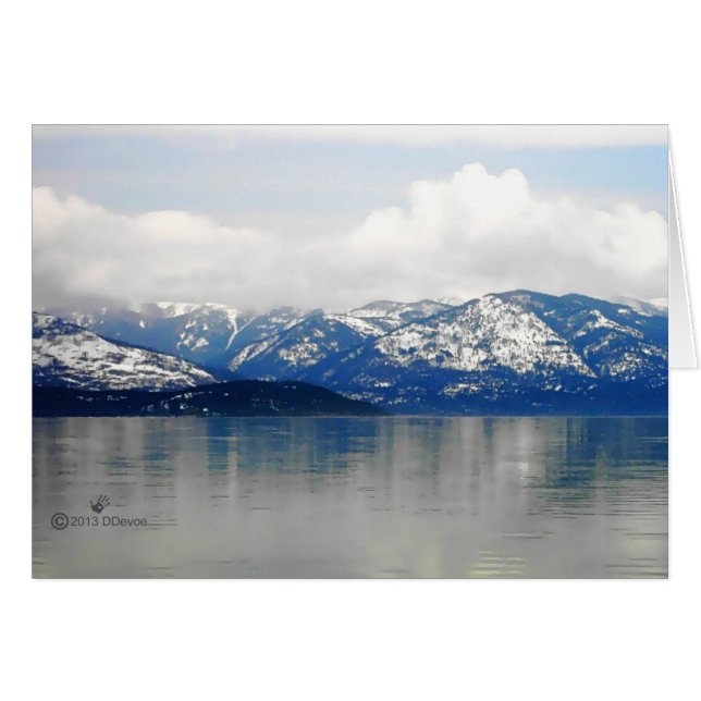 Mountains By The Lake (Front Horizontal)