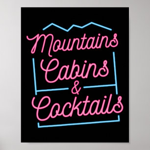Mountains Cabins Tails Chelorette Girls Trip Match Poster