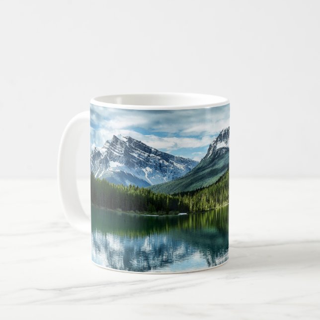 Mountains | Canadian Rockies, Alberta Canada Coffee Mug (Front Left)