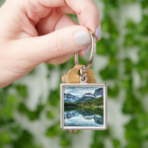 Mountains   Canadian Rockies, Alberta Canada Key Ring