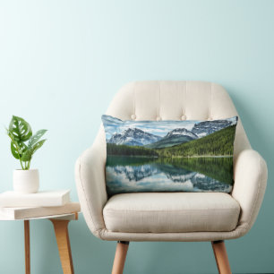 Mountains Canadian Rockies, Alberta Canada Lumbar Cushion