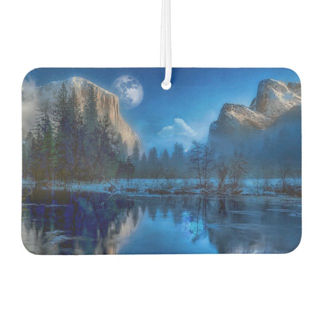Mountains Car Air Freshener (Front)