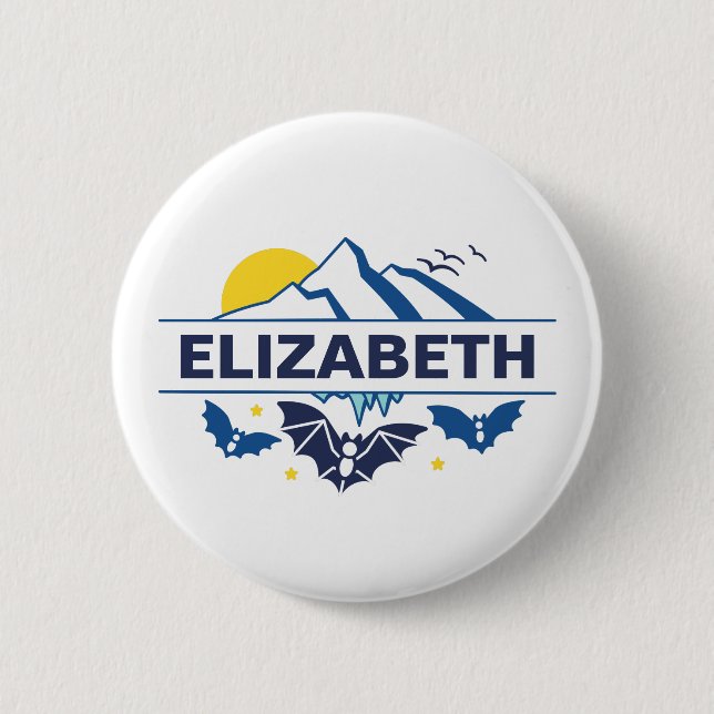 Mountains Caves Adventure - Speleology Outdoors 6 Cm Round Badge (Front)