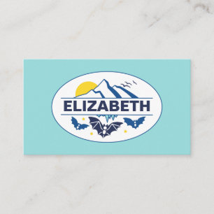 Mountains Caves Adventure - Speleology Outdoors Business Card