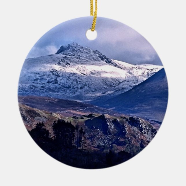 MOUNTAINS CERAMIC ORNAMENT (Front)