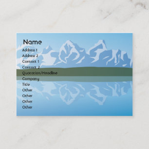 Mountains - Chubby Business Card