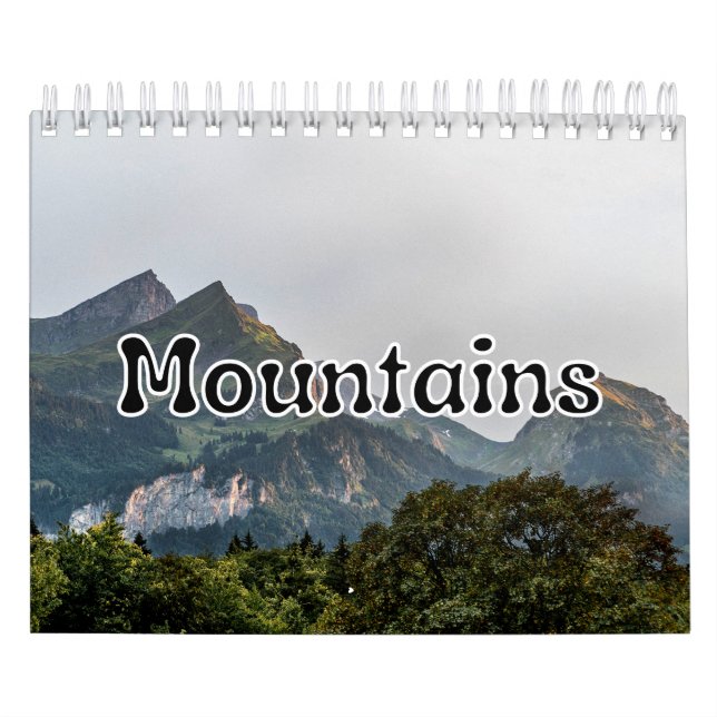 Mountains Collection Wall Calendar (Cover)