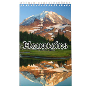 Mountains Collection Wall Calendar