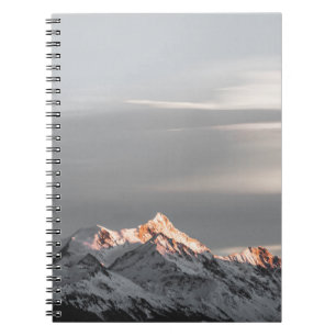 MOUNTAINS COVERED WITH SNOW NOTEBOOK
