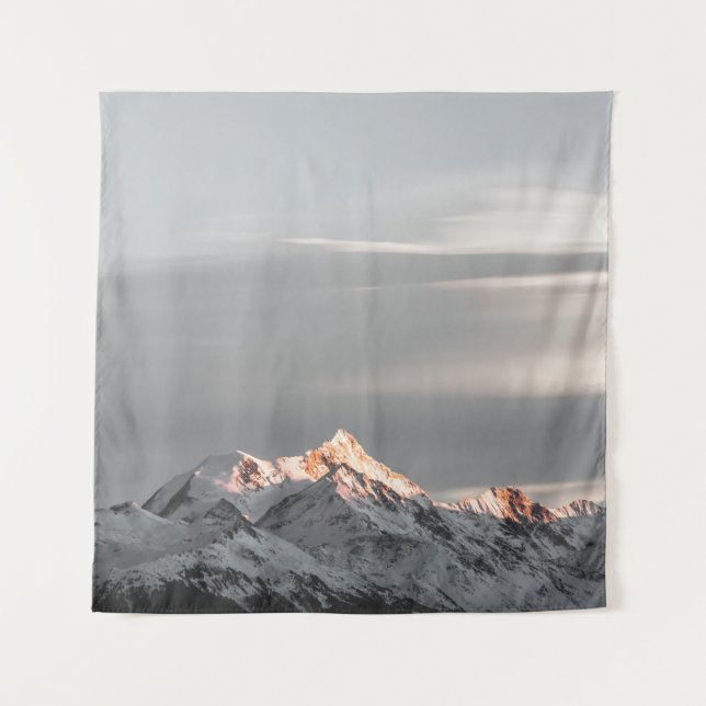 MOUNTAINS COVERED WITH SNOW TAPESTRY (Front)