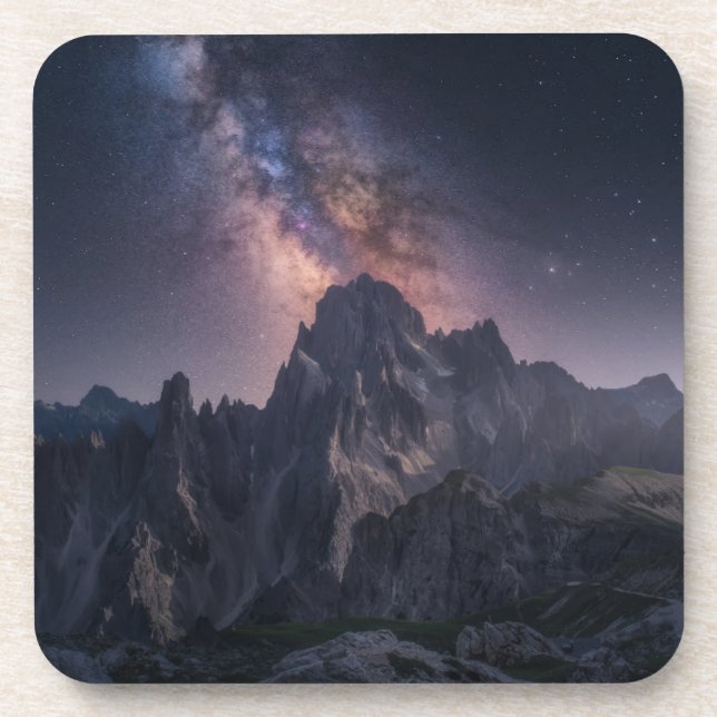 Mountains | Dolomites Mountains, Italy Coaster (Front)