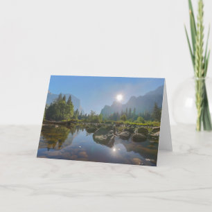 Mountains El Capitan Yosemite Park, California Card