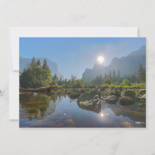 Mountains El Capitan Yosemite Park, California Thank You Card