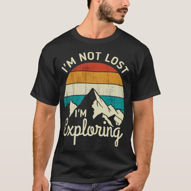 Mountains - Exploring T-Shirt (Front)