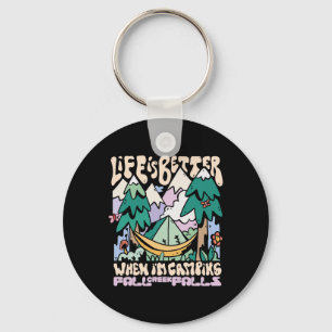 Mountains Fall Creek Falls Tennessee Camping Wild Key Ring