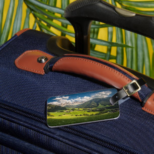 Mountains Funes Valley, Dolomites, Italy Luggage Tag