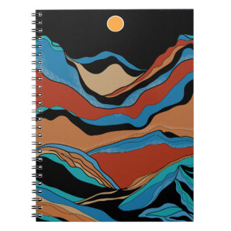 Mountains Geometric Notebook