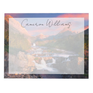 Mountains Glacier National Park, Montana Notepad