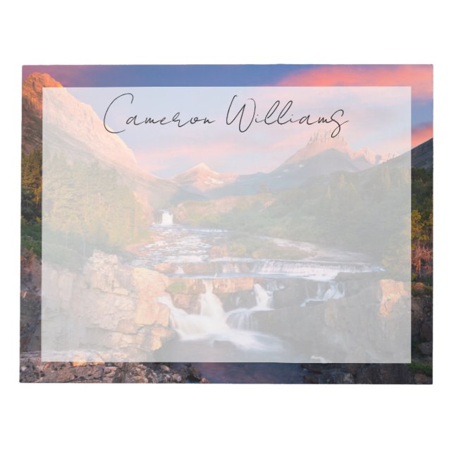 Mountains | Glacier National Park, Montana Notepad (Front)