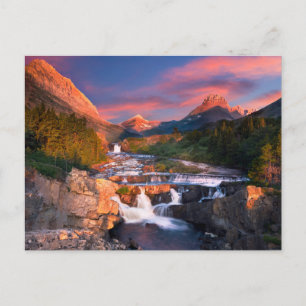 Mountains Glacier National Park, Montana Postcard
