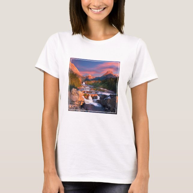 Mountains | Glacier National Park, Montana T-Shirt (Front)