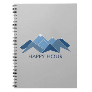Mountains Happy Hour Notebook
