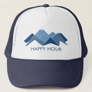 Mountains Happy Hour Trucker Hat