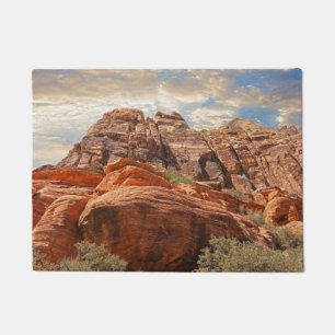 Mountains HDR photo Doormat