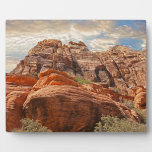 Mountains HDR photo Plaque