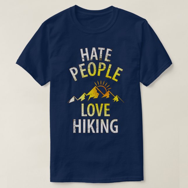 Mountains Hiking 80 T-Shirt (Design Front)