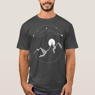 Mountains, hiking, space  T-Shirt