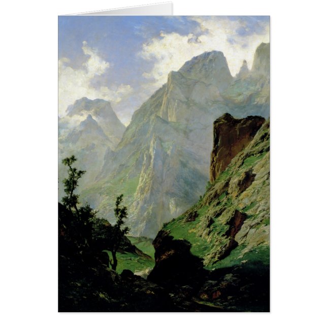 Mountains in Europe, 1876 (Front)