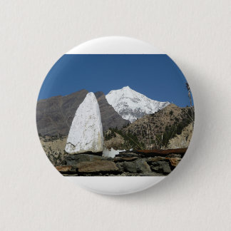 Mountains in Nepal 6 Cm Round Badge