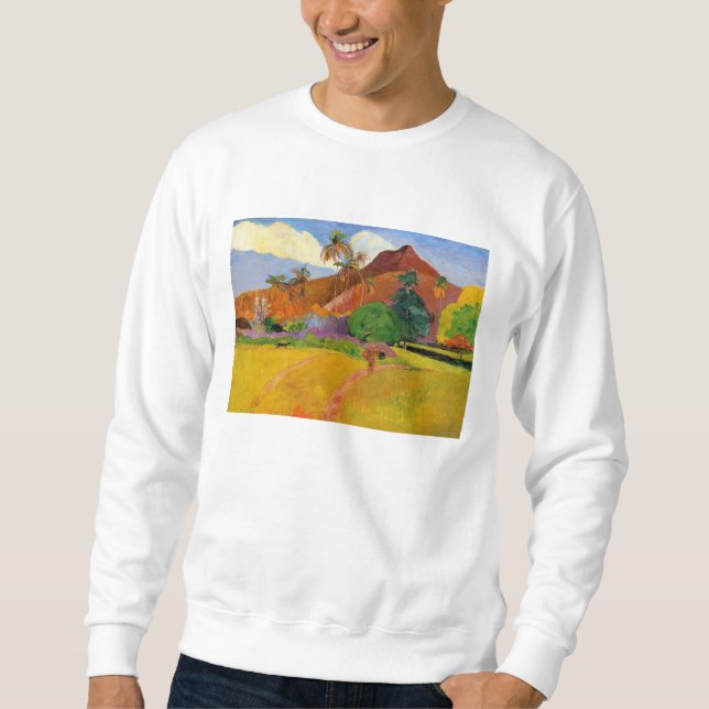 'Mountains in Tahiti' - Paul Gauguin Sweatshirt (Front)