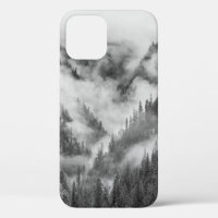 Mountains in the mist.