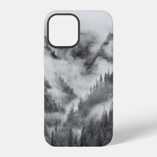 Mountains in the mist. iPhone 12 case