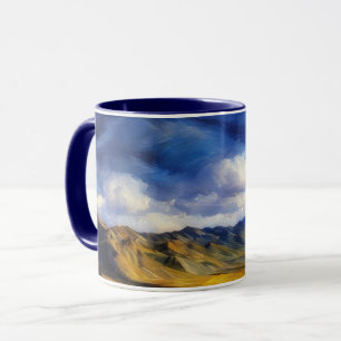 Mountains in Utah Landscape Art Mug