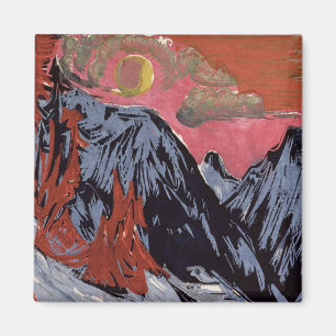 Mountains in Winter, 1919 Magnet