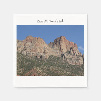 Mountains in Zion National Park Napkin