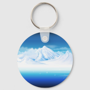 Mountains Key Ring